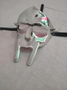 Gladiator Face Mask Medieval Doom Hand Steel Forged Helmet Roman Halloween DOOM - Picture 1 of 5