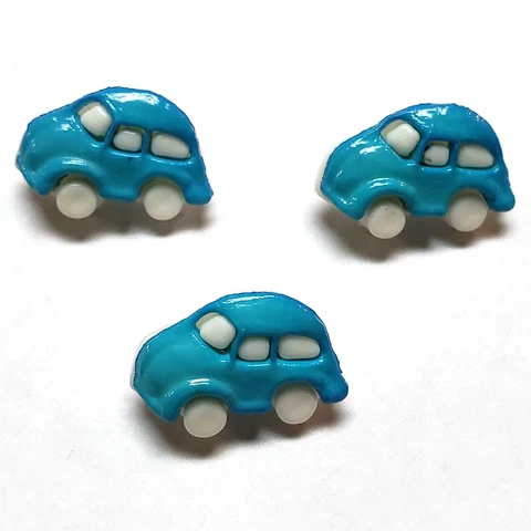 SET 3 SNAP-TOGETHER BUTTONS ~ LA PETITE Realistic GOOFIE CAR  Automobile VEHICLE Cover
