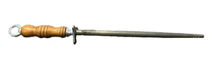 Vtg CASE XX ~ Sharpening Steel with Wood Handle ~ 18-1/2" Ships Out Fast - Picture 1 of 9