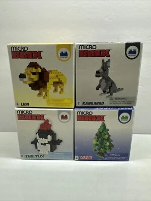 LOZ Micro Brix Lion & Kangaroo Series 1 Tux Tux & Yule Holiday Series 2014￼ - Image 1 of 4