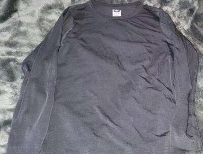 Camisa de capa base REI negra lisa para niños talla S 8 Foto 1 de 2