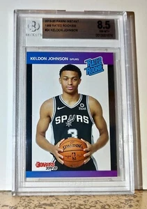 Keldon Johnson 2019-20 Panini NBA #24 1989 Rated Rookies 1/3431 BGS 8.5 Spurs - Picture 1 of 2
