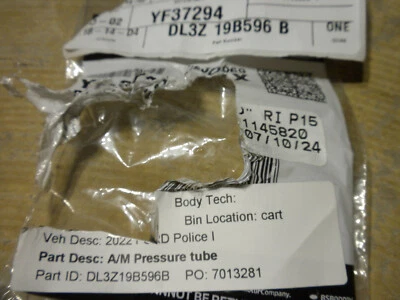 07-24 Ford Mustang Sistema de aire acondicionado Junta tórica azul y naranja - Junta roja YF37294 Foto 1 de 2