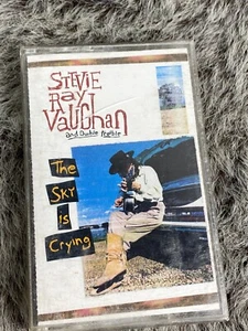VTG Stevie Ray Voughan and Double Trouble The Sky is Crying Cassette Tape 1991 - Picture 1 of 7