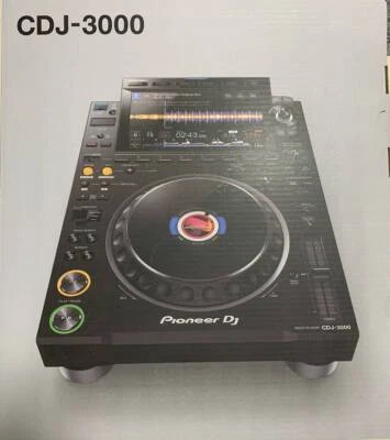 Pioneer DJ CDJ-3000 Multi-Player Black Professional Flagship model in stock 100V - Image 1 of 4