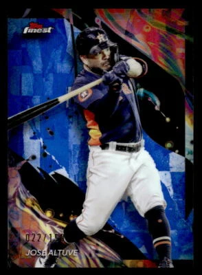 2024 Finest #121 Jose Altuve Blue Refractor #/150 - Image 1 of 2