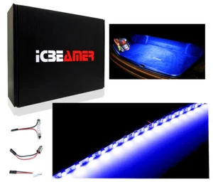 Blue 18 SMD Super Bright LED strip light Car Trunk Cargo Area Illumination A1 - Picture 1 of 5