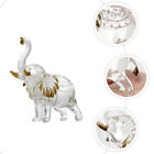  Desktop Animal Statue Collectible Figurines Crystal Elephant Household