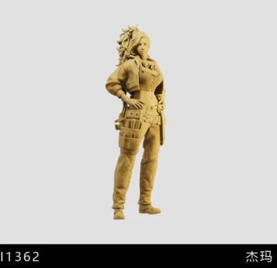 1/35 Resin Fantasy Warrior Girl  Unpainted 1362 - Image 1 of 2