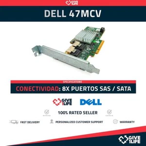 DELL - 47MCV - PERC H200 SAS/SATA 6GB/S CONTROLADORA RAID PCIe 2.0 PERFIL ALTO - Picture 1 of 6