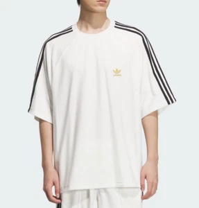 adidas Originals Terry T-Shirts Men's Casual Tee Lifestyle Top AsiaFit JX8978 - Picture 1 of 6
