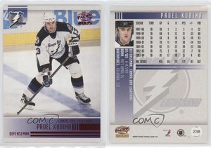 2004-05 Pacific Red Pavel Kubina #238