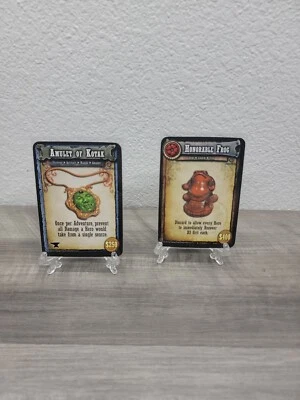 SHADOWS OF BRIMSTONE honorable frog / amulet of kotak Promo Card #340 & #341 - Image 1 of 4