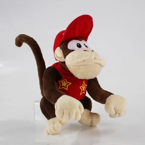 Super Mario Plush Diddy Kong Soft Toy Stuffed Animal Doll Kids Birthday Gift 7" Cover