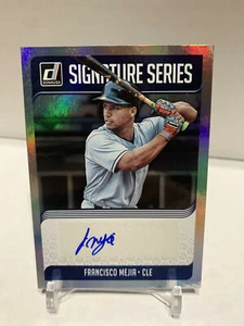 2018 Donruss Francisco Mejia Signature Series Auto #SS-FM Indians Padres MLB - Picture 1 of 2