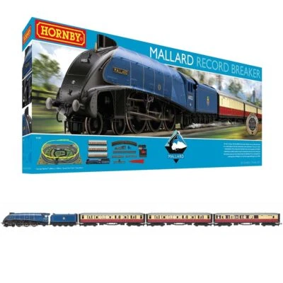 Hornby R1282M Mallard Record Breaker Train Set - Image 1 of 2