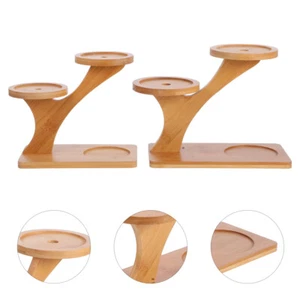 2 Pcs Kitchen Window Shelf Tiered Windowsill Plant Desktop Small Stand Office - Picture 1 of 12