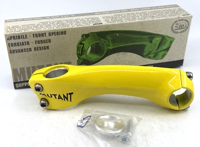 NOS 3T Yellow MUTANT Stem 1" or 1-1/8" 25.8mm Clamp 130mm Length - Image 1 of 4