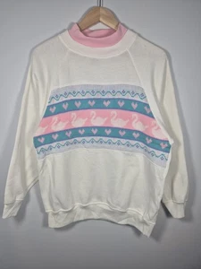 Sudadera Vintage Stepping Stones Años 90 Vintage Cottagecore Damas EE. UU. Damas S - Imagen 1 de 8