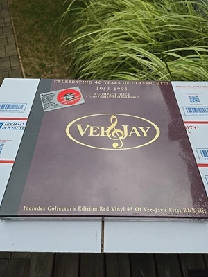 Vee&Jay - Celebrating 40 Years of Classic Hits (3 CD LP Size Box Set, 1993) NEW - Image 1 of 4