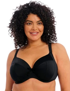 Elomi Plain Sailing Bikini Top Plunge Timeless Underwired Womens Swimwear 7284 - Picture 1 of 54