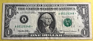 Series 1999 Fed Reserve STAR NOTE Boston A05125348* - Picture 1 of 2