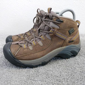 Keen Targhee II Womens Size 6 Hiking Boots Brown Leather Waterproof Outdoor - Picture 1 of 10
