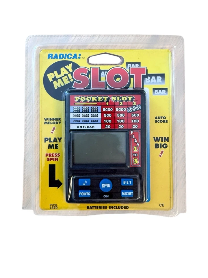 Radica Pocket Slot 10000 Handheld Game Model 1370