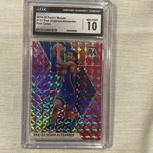 2019 Panini Mosaic Shai Gilgeous-Alexander Genesis Mosaic #133 CGC 10 - Picture 1 of 2