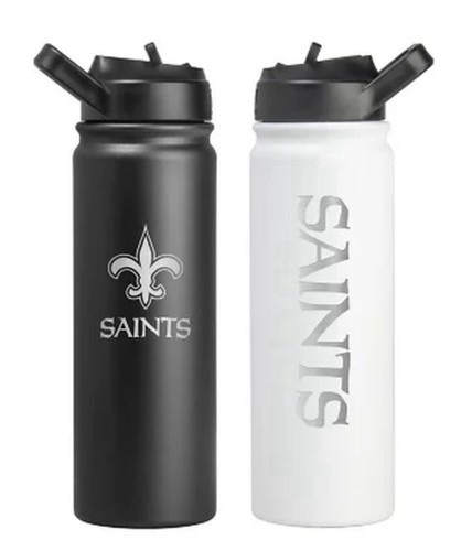 NFL 24 oz. x 2 pk. Insulated Water Bottles New Orleans Saints | eBay