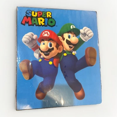 Nintendo Super Mario Brothers 1” Vinyl Binder 3-Ring 9.75 Inch Wide by 11.5... - Image 1 of 4