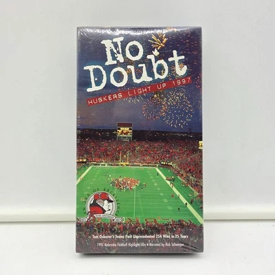 No Doubt Huskers Light Up 1997 VHS Sealed Nebraska Football Highlight Film - Image 1 of 3