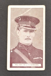 1914 Wills's Cigarette Card Britain's Defenders No. 15 Maj-Gen Sir J S Cowans - Picture 1 of 2