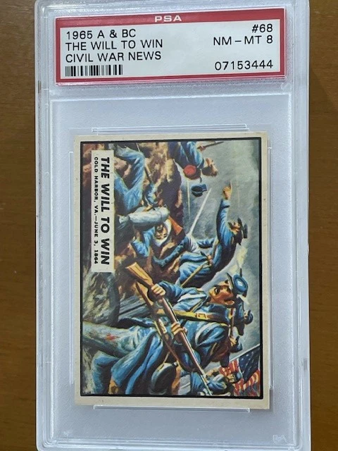 Civil War News A & BC 1965 British Version The Will to Win #68 NM-MT PSA 8 - Image 1 of 1