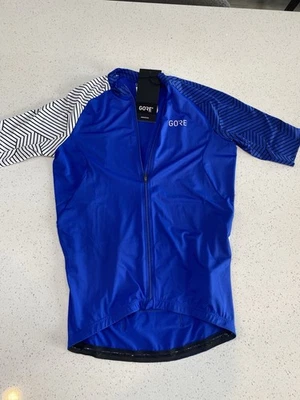 Camiseta deportiva de ciclismo Gore Gor-Tex XSmall azul/blanco C5 Foto 1 de 4