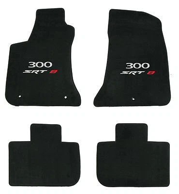 LLOYD MATS Velourtex Ebony 4 件地板垫;2011 年至 2018 年克莱斯勒 300 SRT8 RWD — 第 1/4 张图片