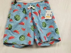 NWT Trunks Surf & Swim Co. Men Size Small Watermelon Print Beach Shorts - Picture 1 of 5