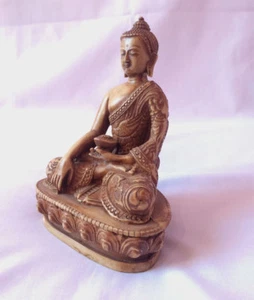Estatua de resina de Buda Shakyamuni de 5" tallada en dargón - Imagen 1 de 4