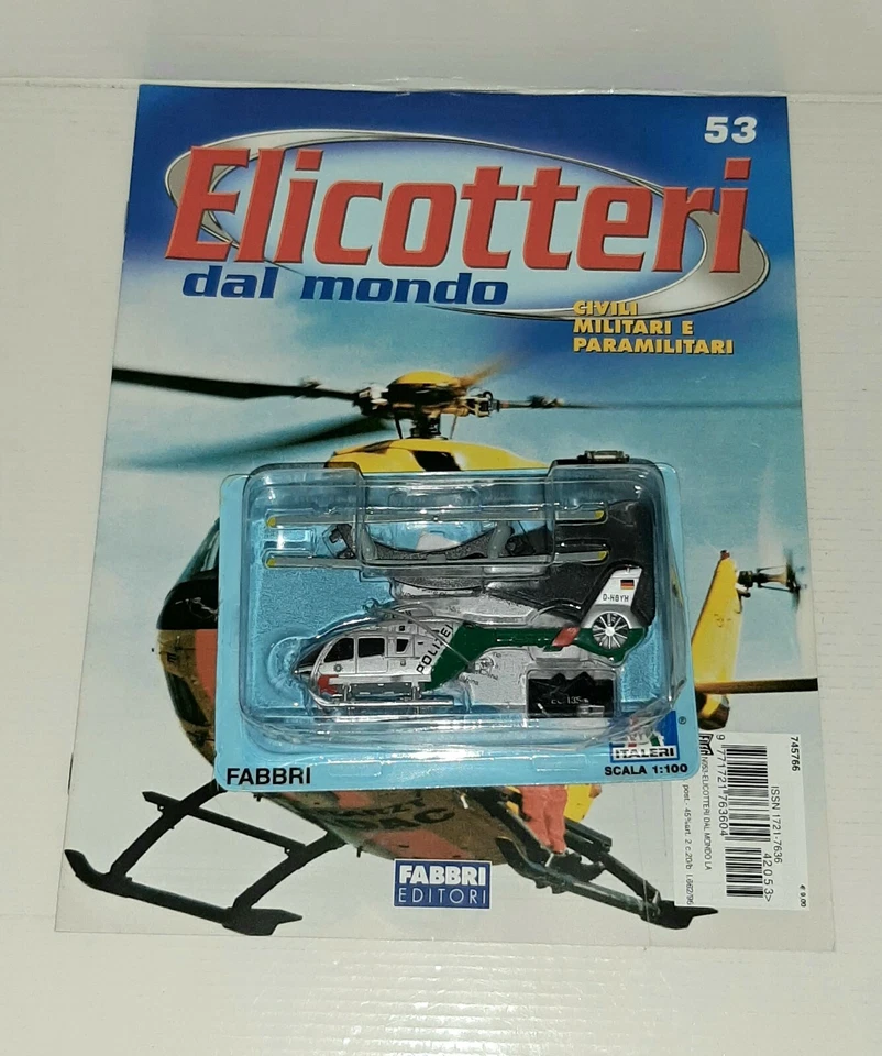 ELICOTTERO EUROCOPTER EC 135 POLIZIA TEDESCA ITALERI SCALA 1/100 - Immagine 1 di 1