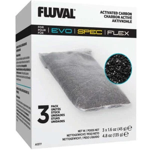 FLUVAL EVO - SPEC - FLEX REPLACEMENT CARBON - 3 PACK - A1377 - Picture 1 of 1