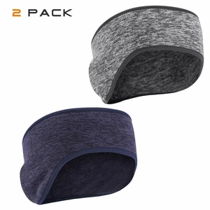 2 Packungen Polarfleece Ohrenwärmer Stirnband Winter Laufen Stirnband Fleece Ohrband - Bild 1 von 8
