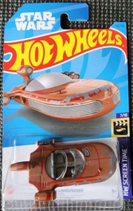 HOTWHEELS Screen Time 2023 Diecast Car 7/10 - STAR WARS X-34 Landspeeder - Picture 1 of 2