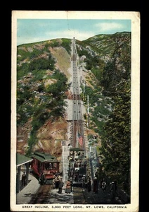 postcard Greart incline, MT Lowe, CA (P-1-S) - Picture 1 of 2