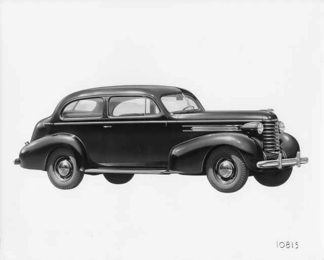 1937 Oldsmobile Six 2-Door Sedan Press Photo 0028 - Image 1 of 1