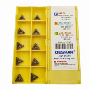 TCMT110202 LF6018 TCMT21.50.5 Indexable CNC Carbide Insert for stainless steel - Picture 1 of 6