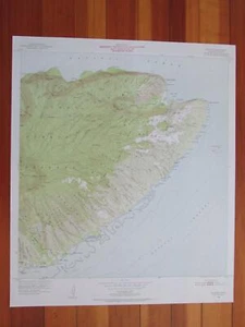 Mapa Topográfico Halawa Hawaii 1953 Original Vintage USGS - Imagen 1 de 1