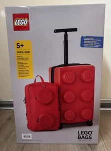 Lego Carry-on set expandable Trolley TSA lock & Backpack laptop compartment Red - Picture 1 of 4
