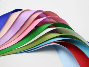 10 Meter 25mm(1") Double Sided Satin Ribbon Gift Bow Wedding Craft 10 Color - Picture 1 of 9