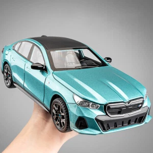 1:24 BMW I5 M60 Diecast Vehículo Modelo Coche de Juguete Colección Niños Luz de Sonido Regalo - Imagen 1 de 12