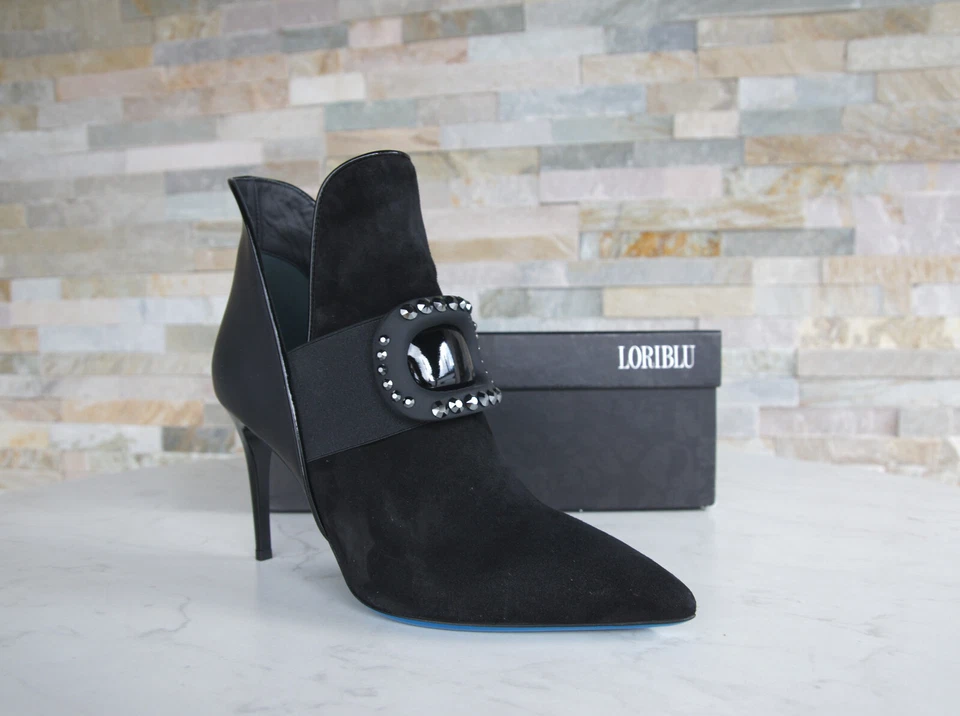 LORIBLU EU 40 Ankle Boots Shoes Black NEW Formerly UVP 520 € - Image 1 of 4